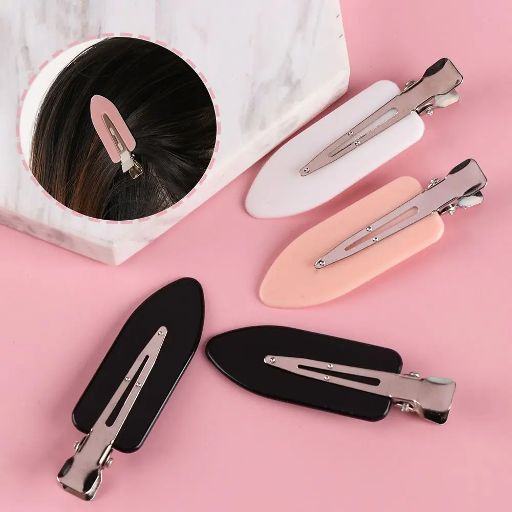 4/8Pcs Hairdressing Tools Styling Accessories Fixed hair No Crease Barrettes No Bend Hair Clip Seamless
