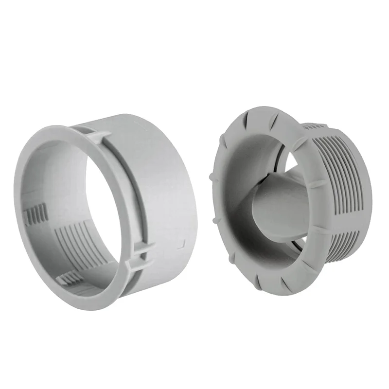 

2PCS Customization Duct End Out & Throttle Combl 4e Vent Grey / Black For Truma Blown Air Heating 65mm RV Accessories