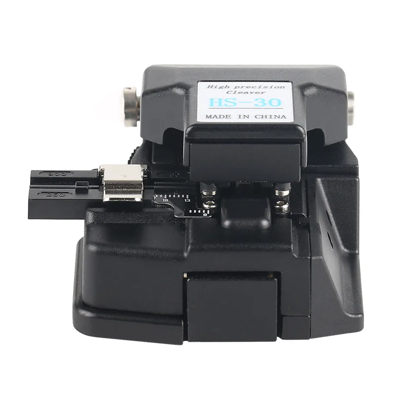 HS-30 Fiber Cleaver Fiber Cable Cleaver Bare Fiber Pigtail Leather Cable Three-in-One Fiber Cutter