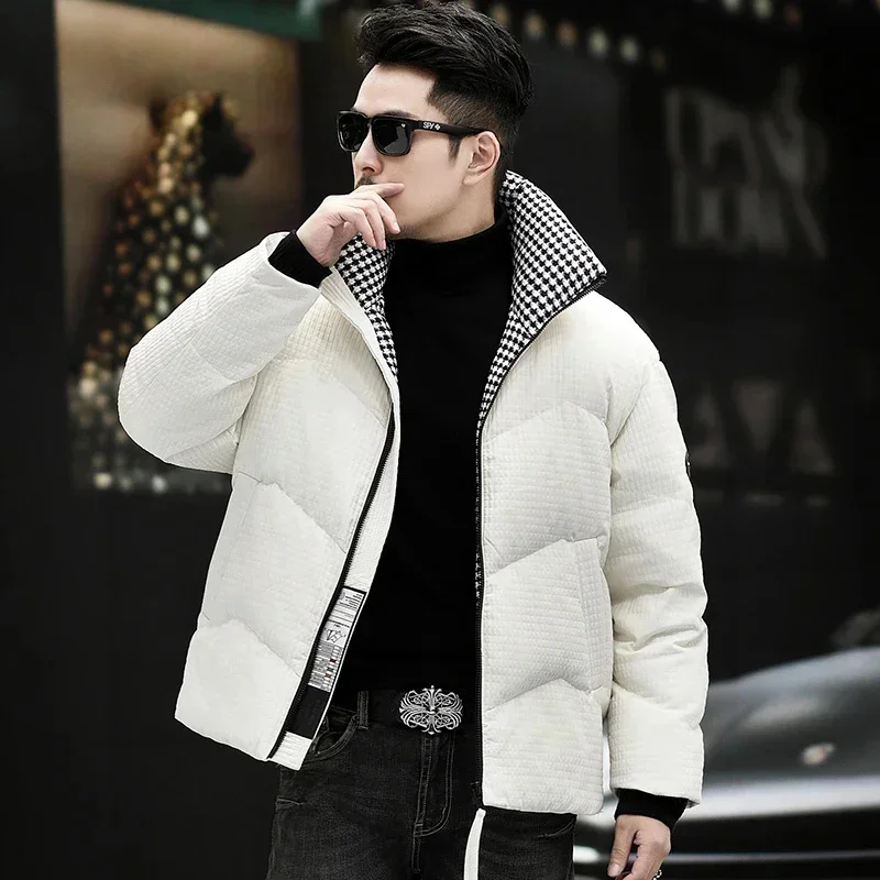 2025 Men's New Down Jacket Designer Clothing Short Winter Thickened Li Ling Duck Filled Luxury