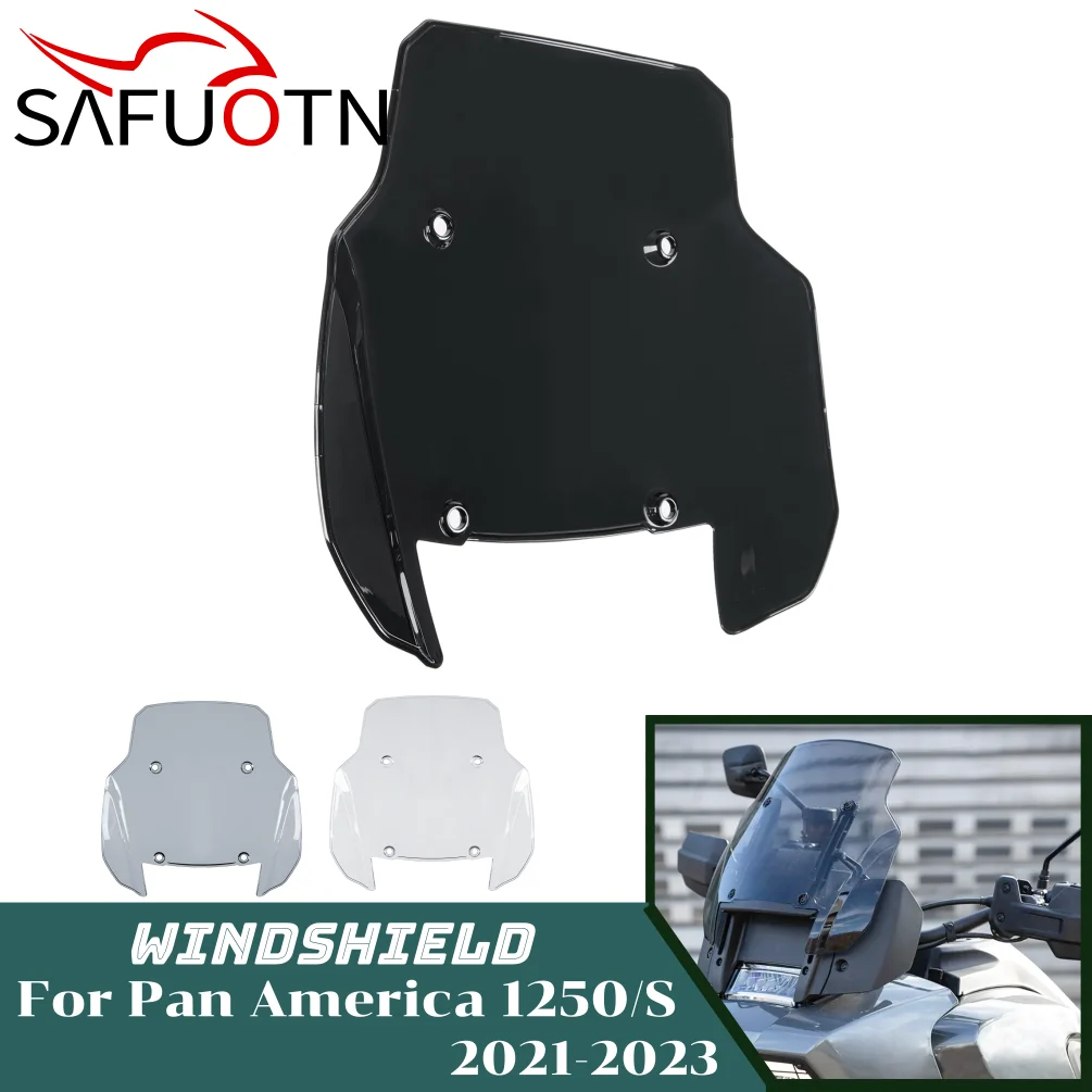 Motorcycle Touring Sports Windscreen Windshield Visor Wind Deflector for Harley Pan America 1250 Special 2021-2023 Accessories