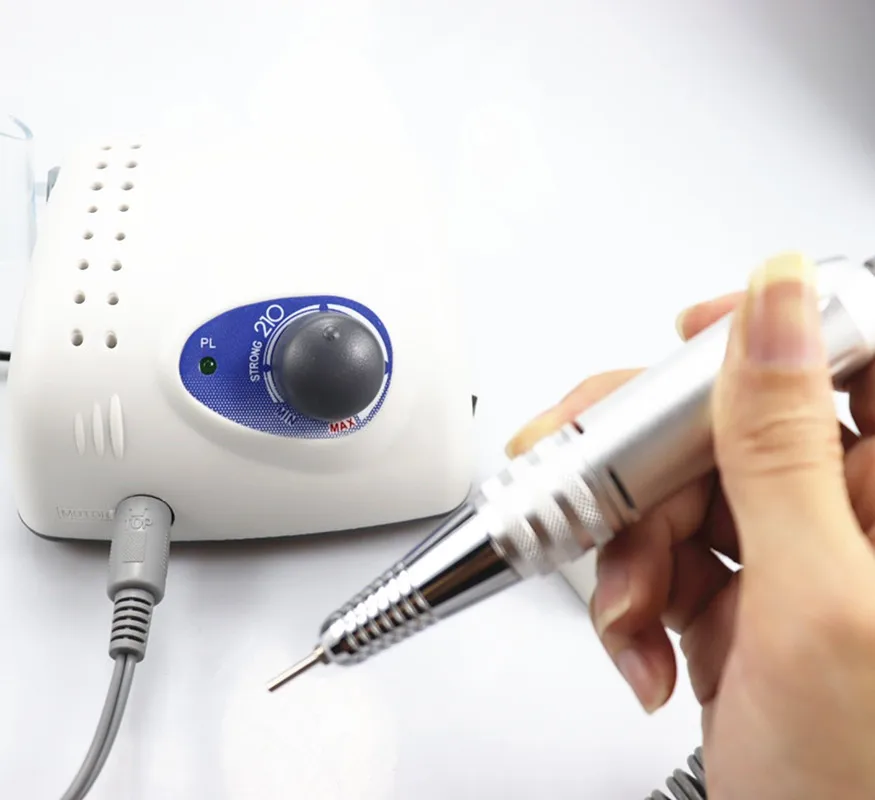 STRONG 210+ PRO ⅩⅡ  Handpiece 65W 40000rpm Nail Drills Manicure Machine Pedicure Electric File Bits