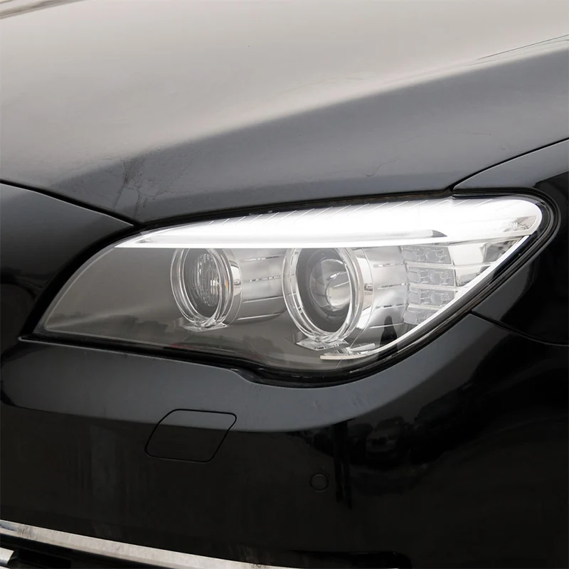 For BMW 7 SERIES F01 F02 2009-2015  Car Exterior Headlight Anti-scratch Front Lamp Tint TPU Protective Film Cover Accessories view 2