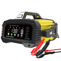 New Product Automatic 12V 24V Car Start Stop Battery Charger 2A 8A 15A 20A 25A Adjustable Current AGM Lifepo4 Battery Charger