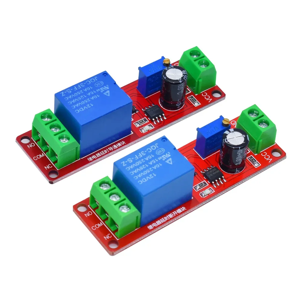 DC 5V 12V Time Delay Relay NE555 Time Relay Shield Timing Relay Timer Control Switch Car Relays Pulse Generation Duty Cycle 10S