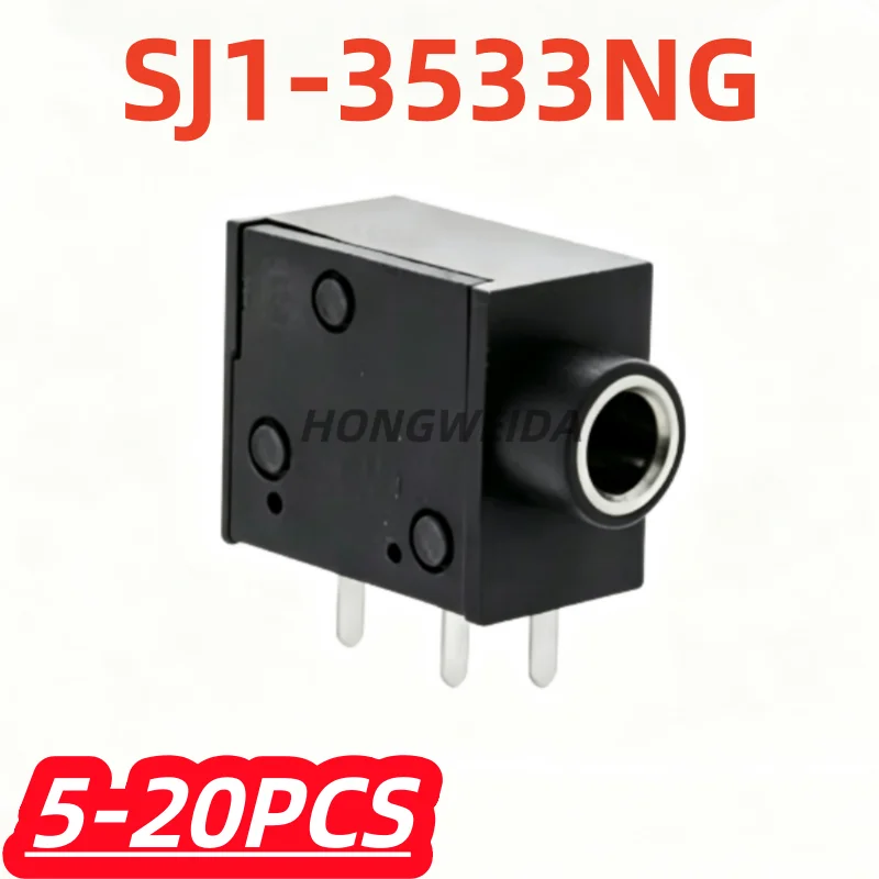 5-20 Pezzi/Lotto 100% Nuovo Connettore Audio SJ1-3533NG (Per Auricolari) Plug-In 8,2X14Mm Jack Per Cuffie Da 3,5Mm