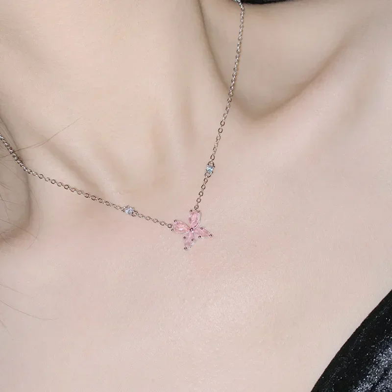 MDL Moissanit1 نمط الأصلي الحلو الوردي الماس الفراشة مجموعة فو Paraiba المتخصصة رائعة بسيطة #4