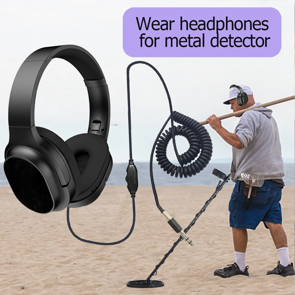 Professional Metal Detector Headset Headphone for -6250 -6350 TX-850 -4030 -6350 -5090 -830 Earphones