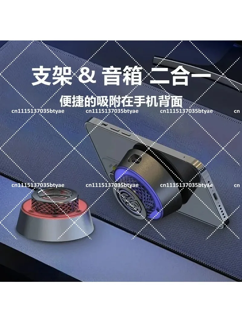 浴室用防水bluetoothオーディオミニラウンド携帯電話ホルダースピーカー吸盤ポータブルサブウーファー