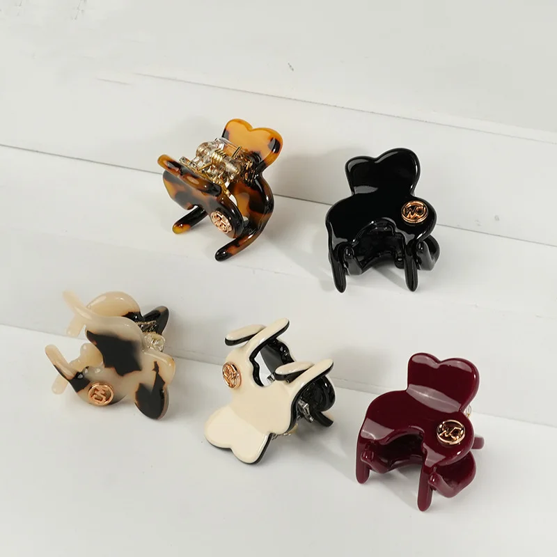 2pcs Fine Handmade Hair Claw Clip for Women Girls Elegant French Design Hair Jewelry Ornament Accessory - Office Career Prom
