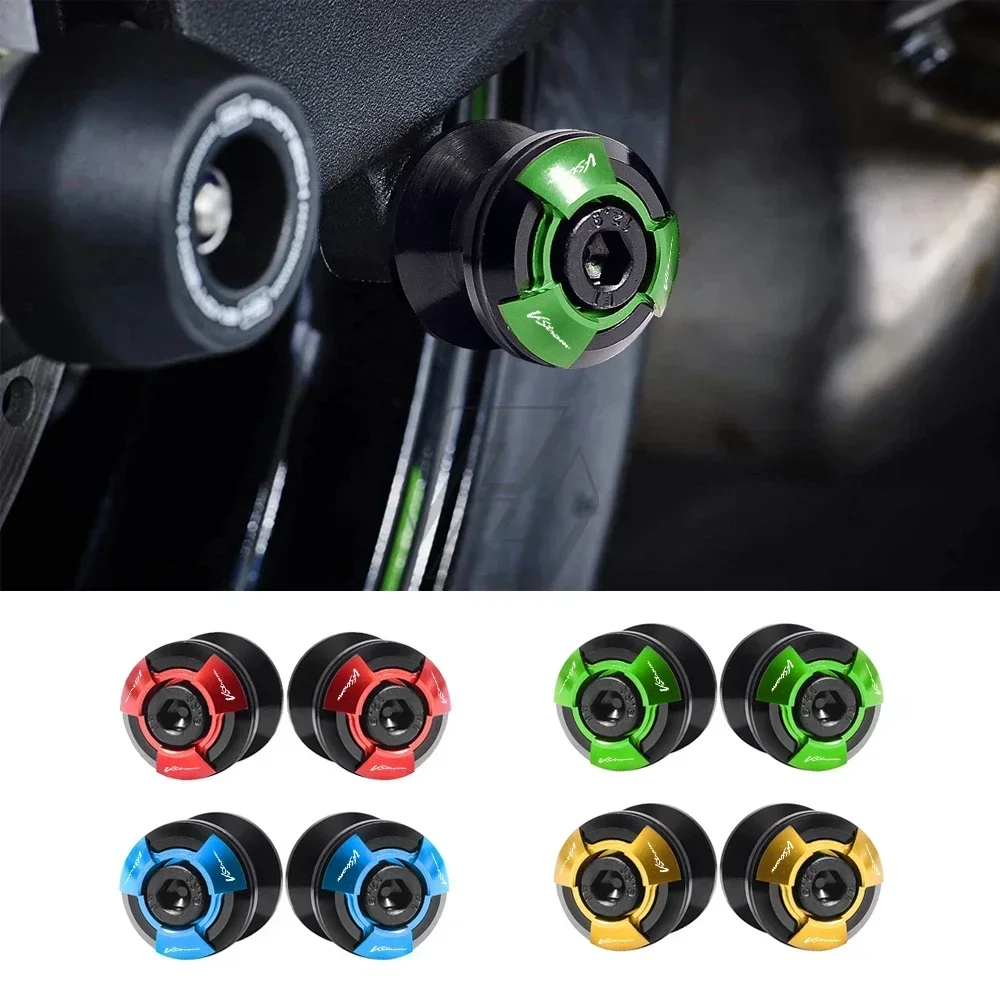 

For Suzuki DL250 DL650 DL650XT DL1000 DL1000XT V-Strom Motorcycle Accessories Spools Slider Stand Screws