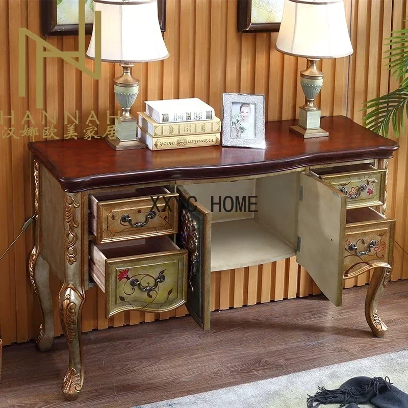 Американский ретро-прилавок для крыльца из цельного дерева