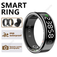 For Xiaomi Smart Ring With Charging Case 5ATM Waterproof Blood Oxygen Heart Rate Sleep Health Monitoring Sports Ring Men Women