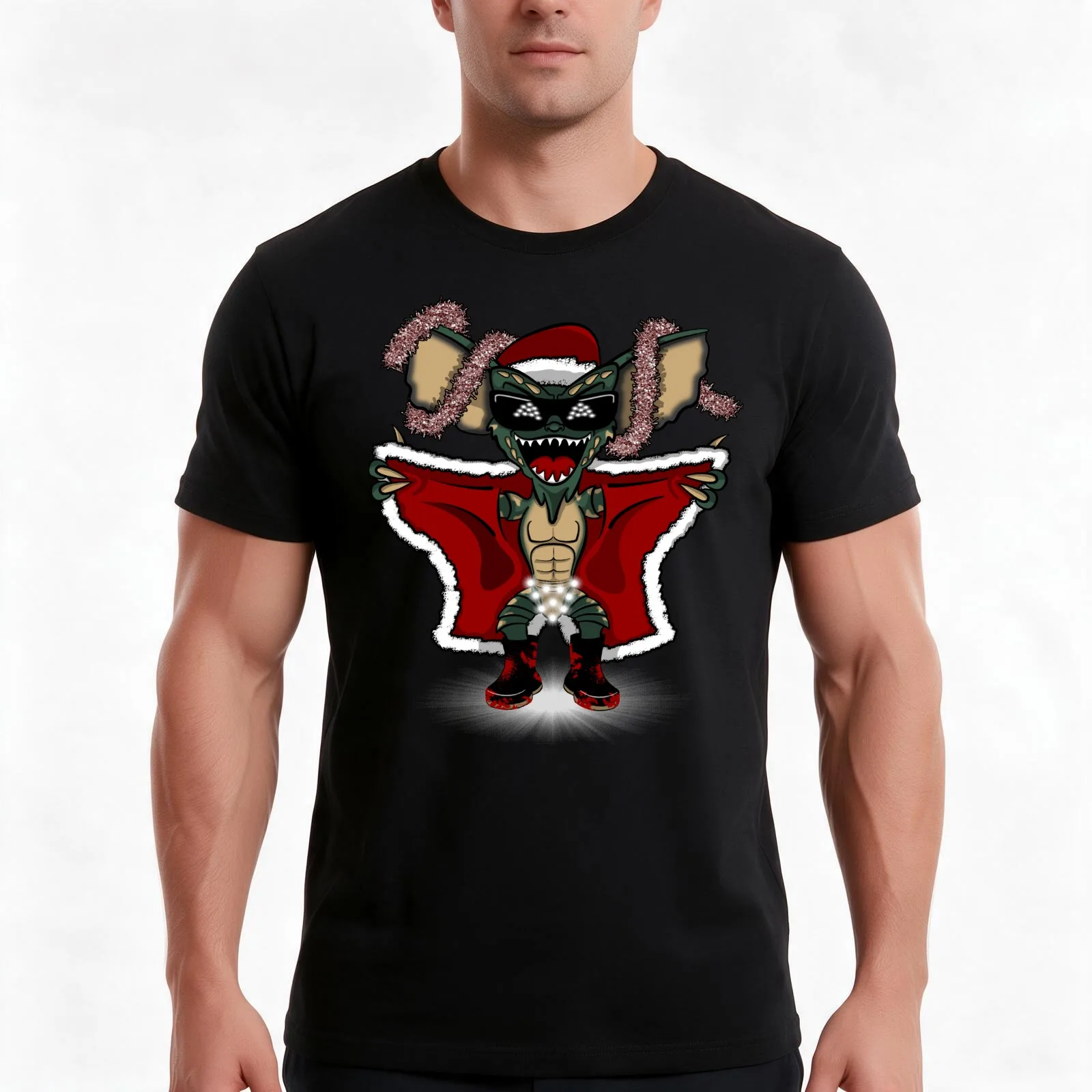 Flashing Through The Snow T-Shirt, Summer Casual Cotton Tee, Oversized Streetwear Tops, Vintage Graphic Print, Unisex Men Women