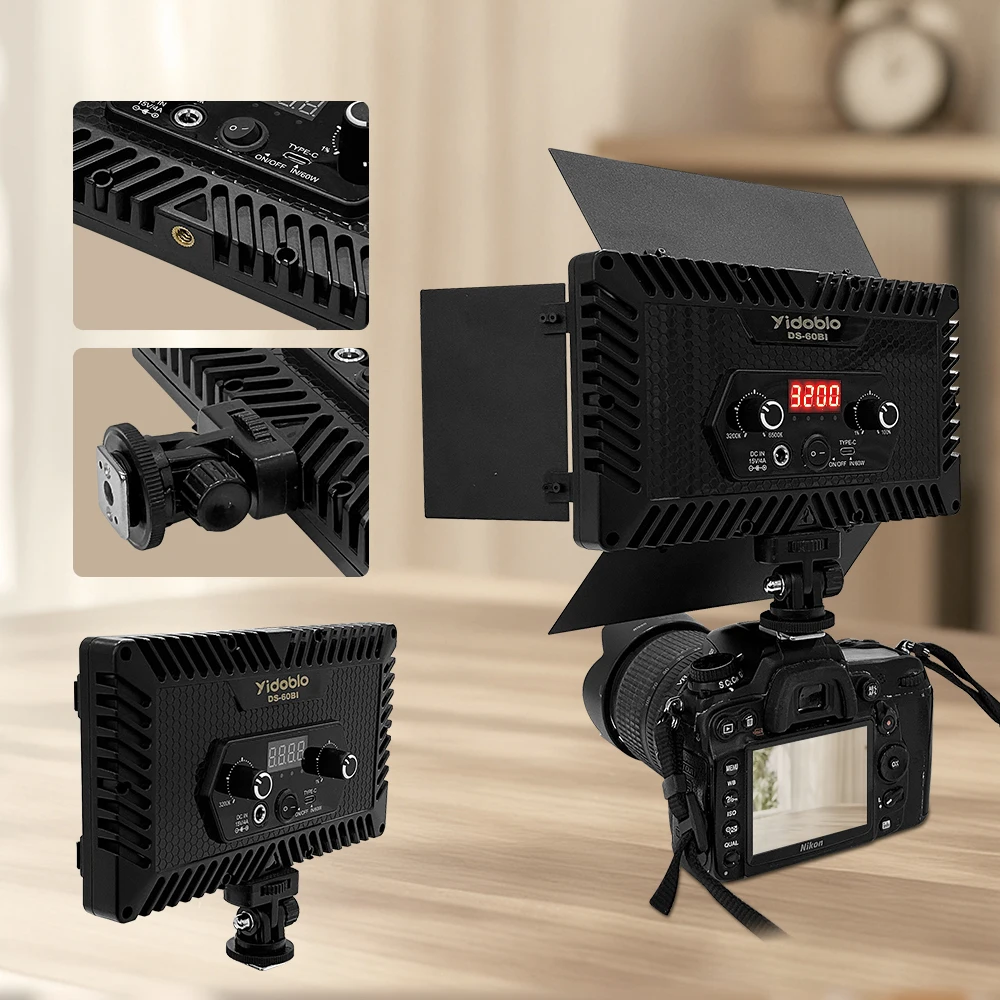 Lampu Video Portabel DS60BI La - Photography Lighting Uk ulasan dan harga