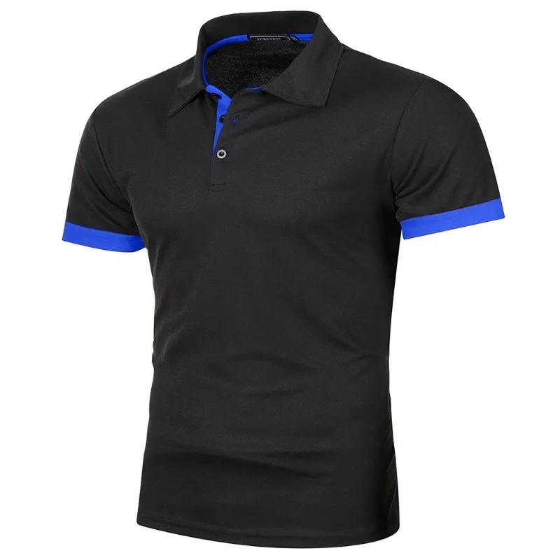 Animal Game Men's Short Sleeve Polo Shirt Solid 3