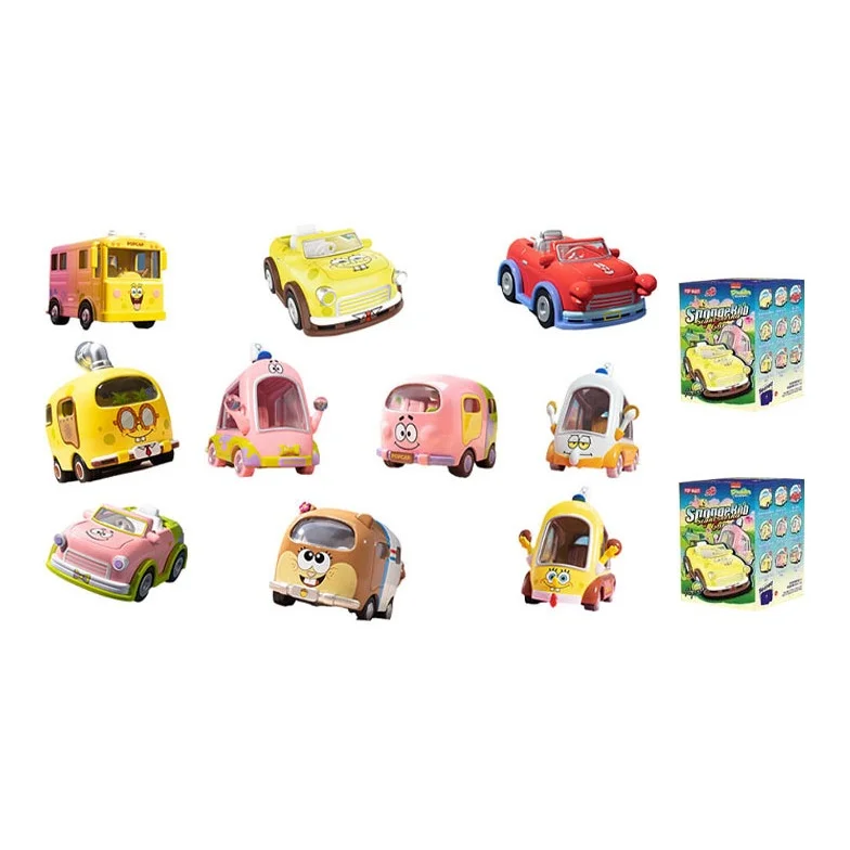 POP MART SpongeBob Sightseeing Car Mystery Boxes Single Mystery Box/Full Box 9 Pcs 012022061700134 view 6
