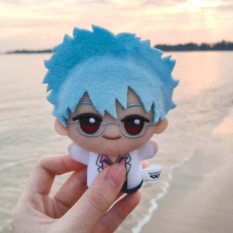 New Gintama Original  3rd Year Z Class Plush-Like Texture Doll Sakata Ginpachi‌ Keychain Adorable Mini Doll Girl Holiday Gift