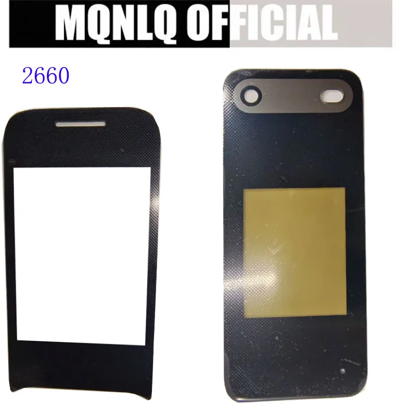 1 Juego de cristal exterior lcd para nokia 2660 Flip 4G Dual Sim, desbloqueado, GSM 900/1800, Sensor digitalizador, lente de cristal exterior