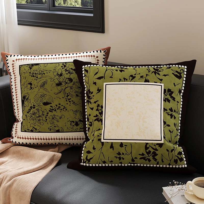 Modern High Aesthetic Value Pillow Office Bedroom Sofa Core Included Square Home Decorative Cushion PP Cotton Filled