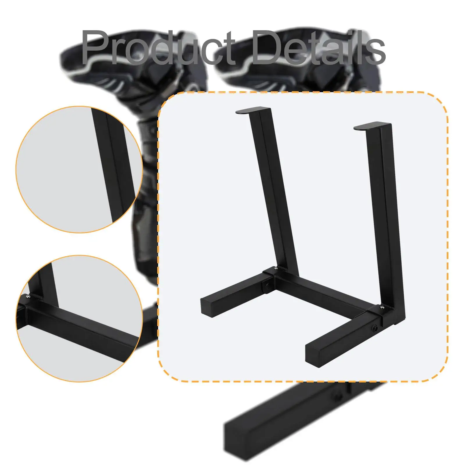 

Черная подставка для чистки обуви из нержавеющей стали с креплением на железную стойку, сушилка для мотоциклов, эффективное хранение для гаража