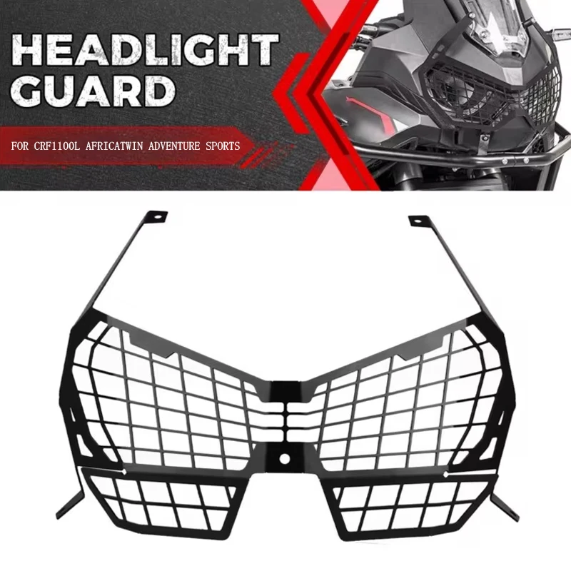 

FOR HONDA CRF1100L AFRICA TWIN ADVENTURE SPORTS 2019-2021 Motorcycle Headlight Protector Grille Guard Cover Hand Light Grille