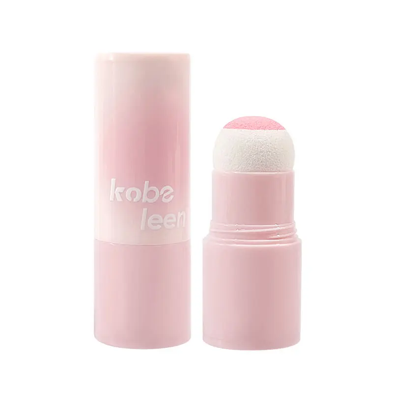 Double-ended Blush Stick Soft Face Brightening Contouring Shadow fard Powder Peach Pink Cheek Tint cosmetici per il trucco coreano