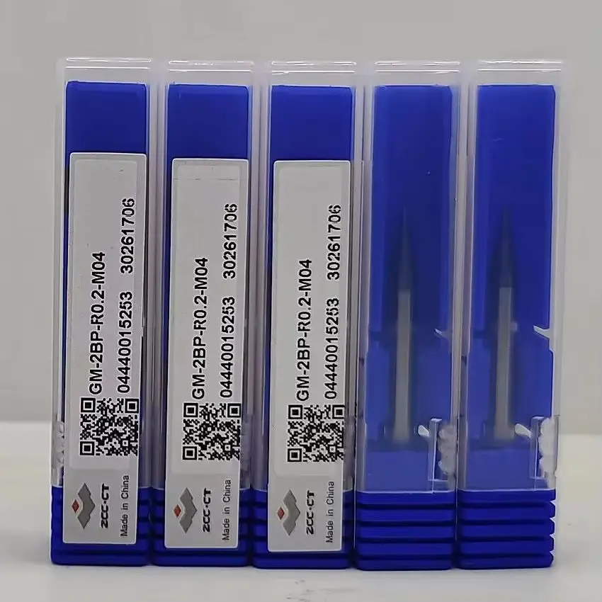 

GM-2BP-R0.2-M02/GM-2BP-R0.2-M04 ZCC.CT Two edge straight shank edge ball end mill GM-2BP 2Flute Ball nose end mill Ball End mill