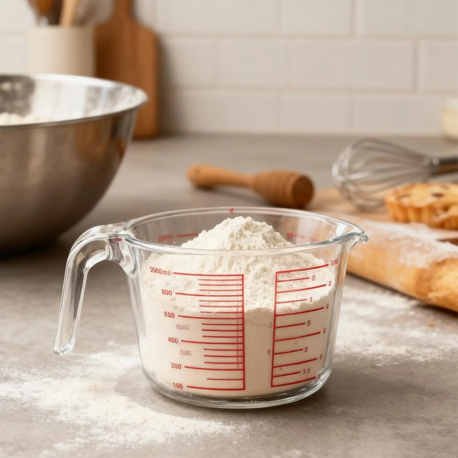 Glass Liquid Measuring Cups Metric-imperial Measurement Jug Tool Household Measuring Cup For Kitchen Baking Cooking Home