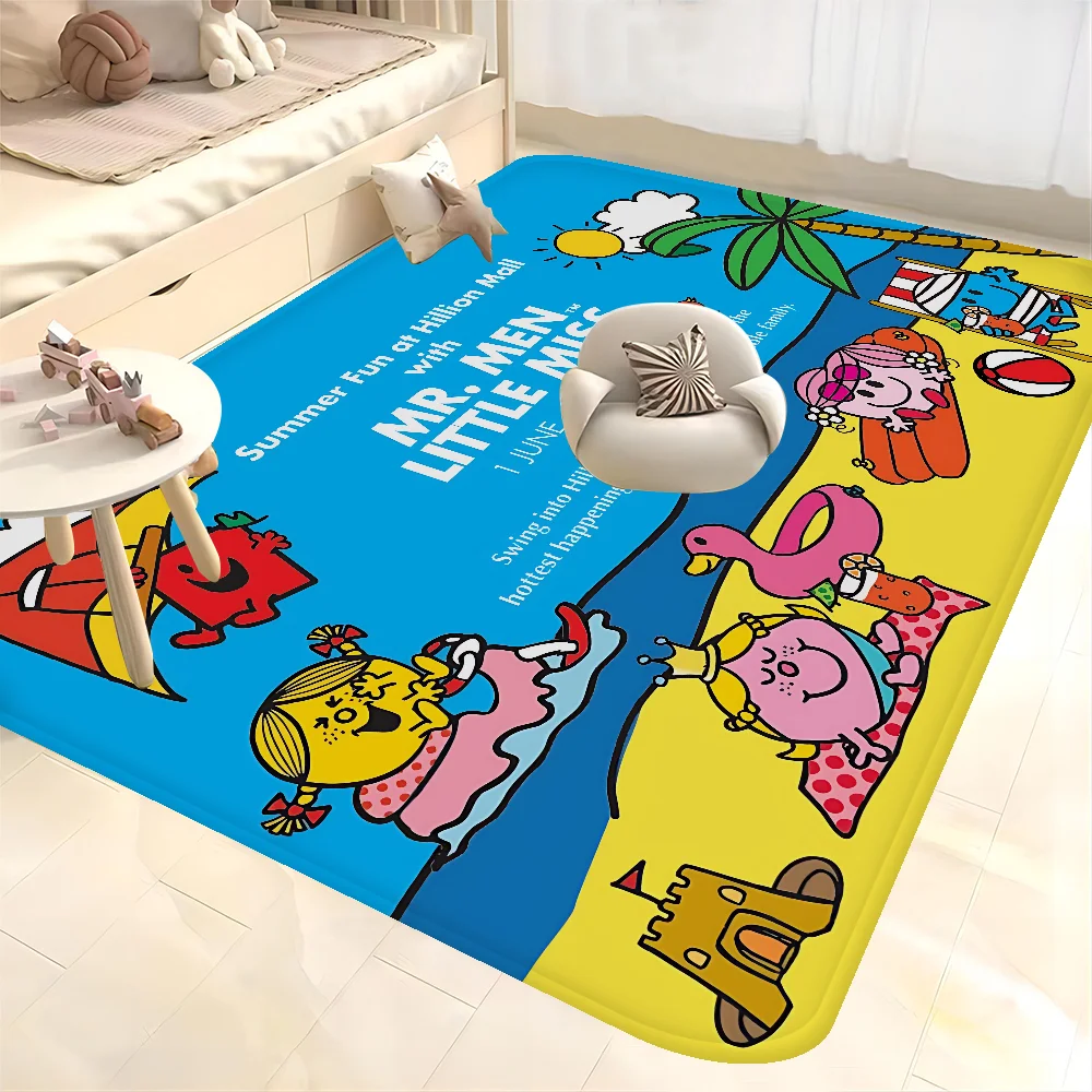 

Милый коврик для ванной комнаты Mr. M-Men L-Little Miss, противоскользящий, впитывающий воду, длинная полоска, подушка, коврик для спальни, коврик для декора отеля