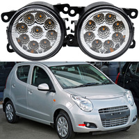 Fog Lamp LED Daytime Running Lights for Suzuki Alto A-star GF 2009 2010 2011 2012 2013 2014 Fog Lights Car DRL 12V H11 Fog Lamps