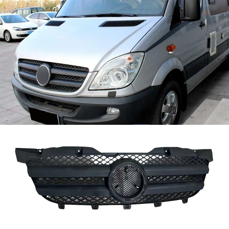 

Front Bumper Grille Hood Tuning Racing Grill For Mercedes-Benz Sprinter W906 2009 2010 2011 2012 2013 ABS Grills