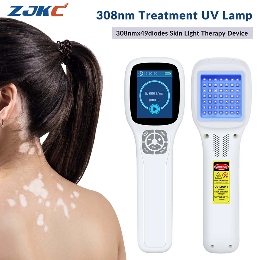 

Handheld 308nm Excimer System Uvb Light for Psoriasis Skin Diseases Vitiligo Treatment Blue Light Treatment Device Home Use