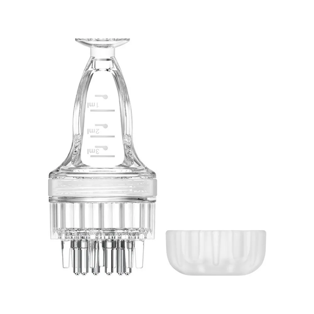 Massage Comb Scalp Applicator Roller Leak-free Precision Scale Essential Oil Applicator Drop-resistant Suction Cup