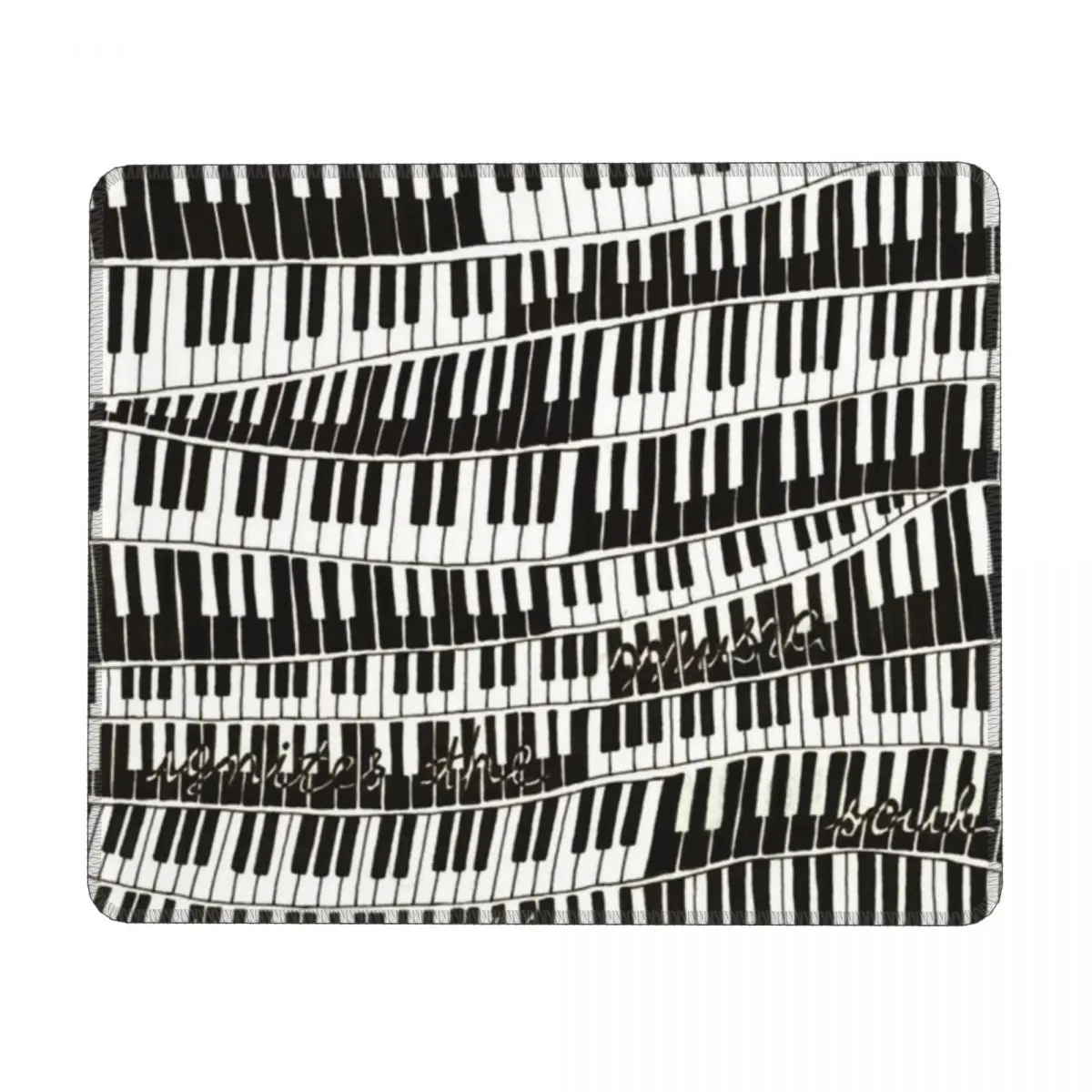 

Abstract Piano Keys With Musical Notes Multi-size Mouse Pad Computer Keyboard Mouse Mat Gaming PC Laptop Desk Mat Table Mats