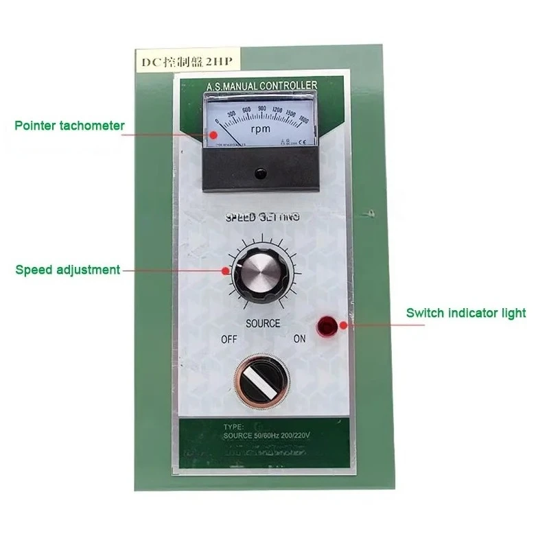 1500W 2HP DC Motor Speed Controller 220V Variable Speed Controller for DC Motor