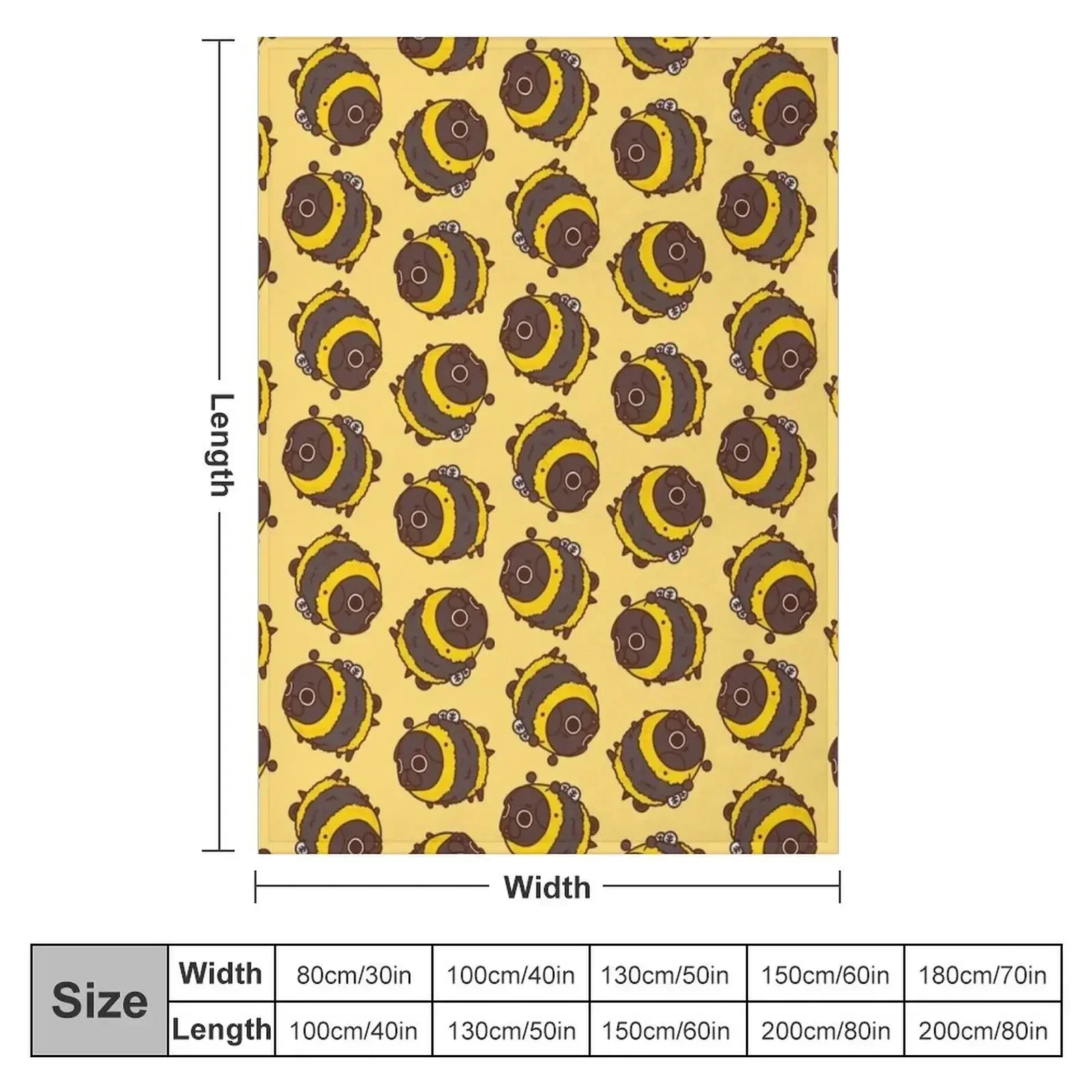 Bee Ollie Throw Blanket heavy to sleep Decorative Throw Blankets