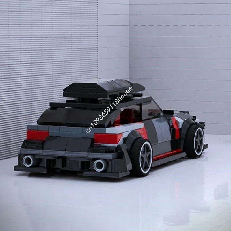 380PCS City Champions SuperCar Audis RS6 DTM Model Moc Building Blocks Stacking Creative Educational Toys Kid Christmas Gifts