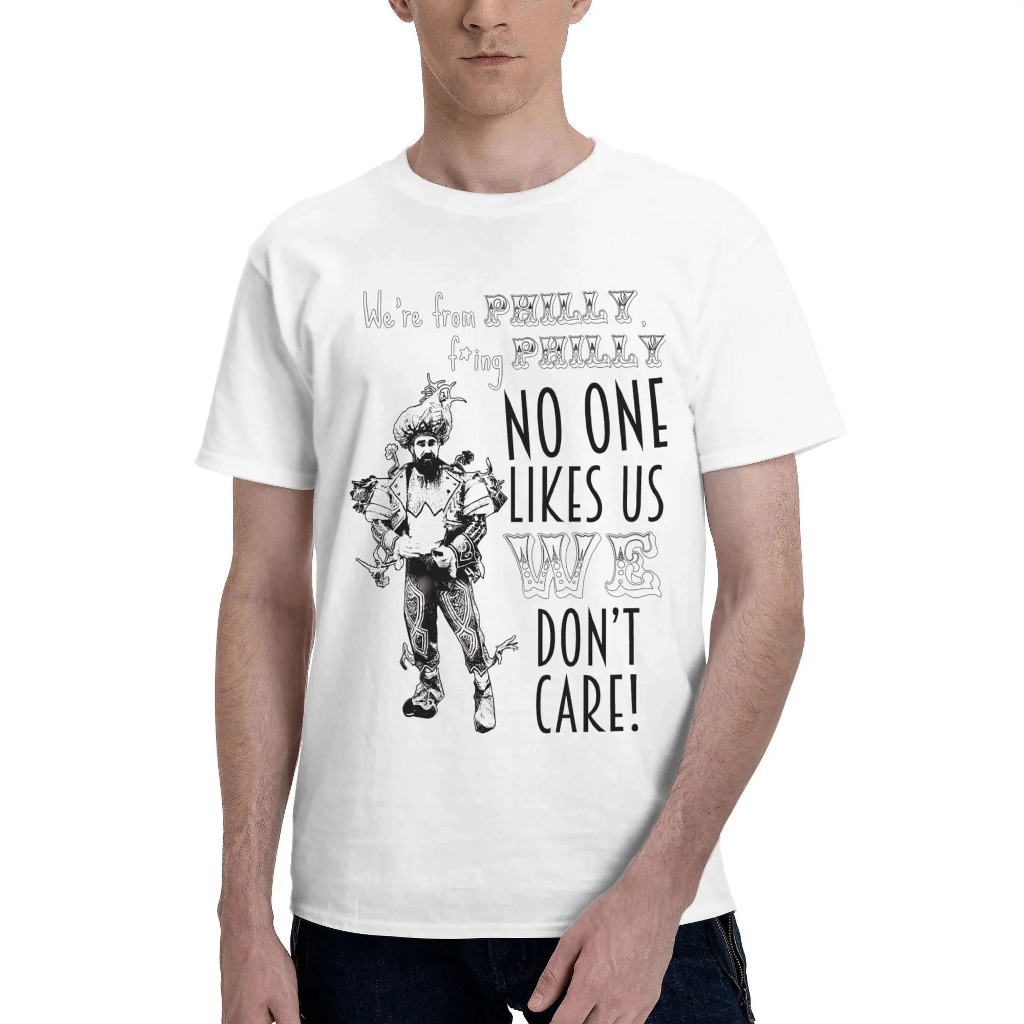 Jason Kelce-We're From Philly No One like Us Long Style Reversible T-shirt Japanese Style Commuting T-shirt