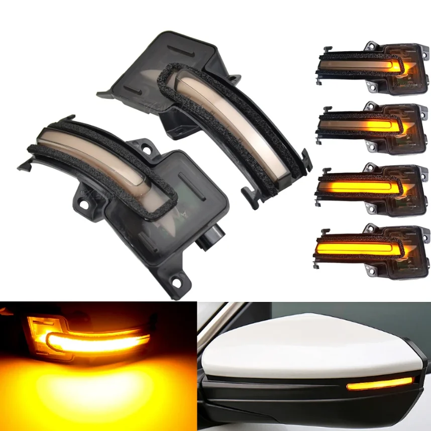 LED Side Wing Rearview Mirror Sequential Blinker Turn Signal Light For Honda Civic MK X MK10 10th FC FK 2016 2017-2020