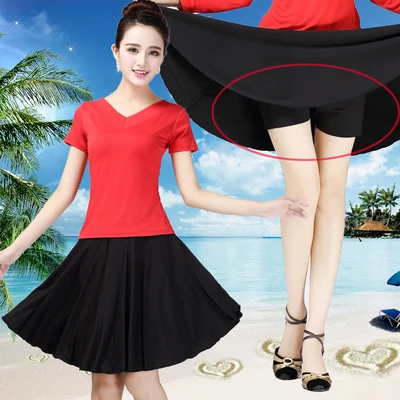 

Юбка миди из молочного шелка Ele Bla для квадрофитнеса, танцев, в стиле моряка, красная, А-силуэт, с высокой талией, плиссированная, облегающая фигуру