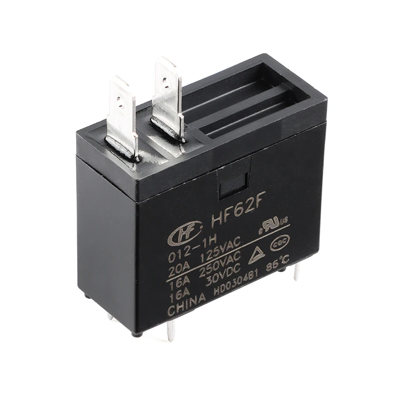 2PCS Relay JQX-62F- HF62F-012 -1HT HF62F-012-1H 12VDC 16A High power relay 4pin Normally Open Power Relay