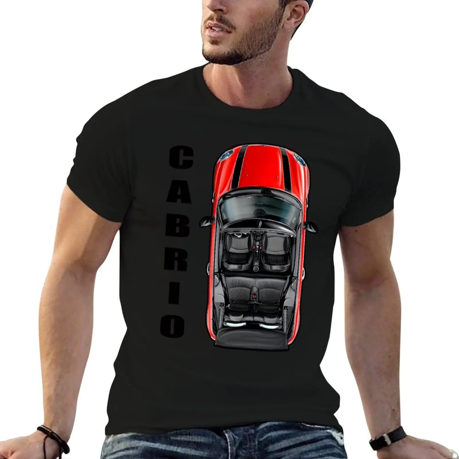 

prints graphic t shirts dark Mini funny Cooper in T-Shirt with Cabrio shirts Red t t humor man shirts