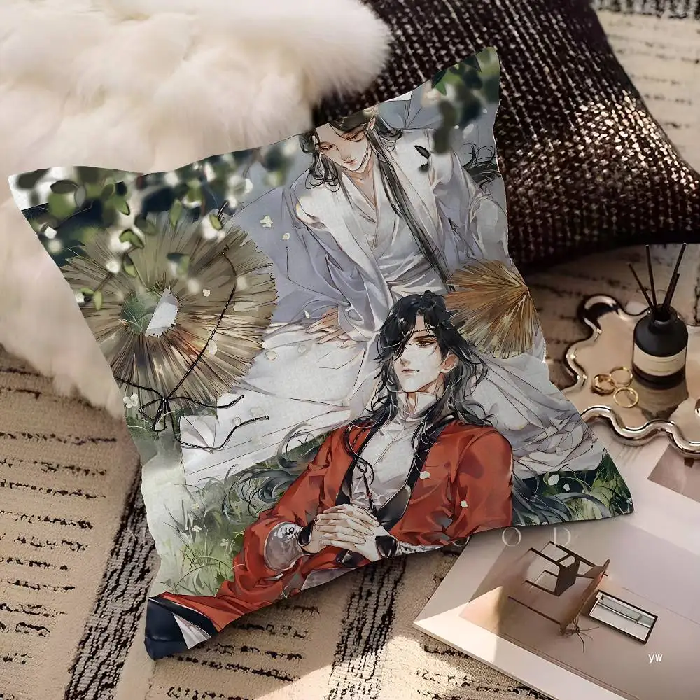 Anime Heaven Officials Blessing Lucky Dragon pillow cover sofa cushion cover home room decoration children gift