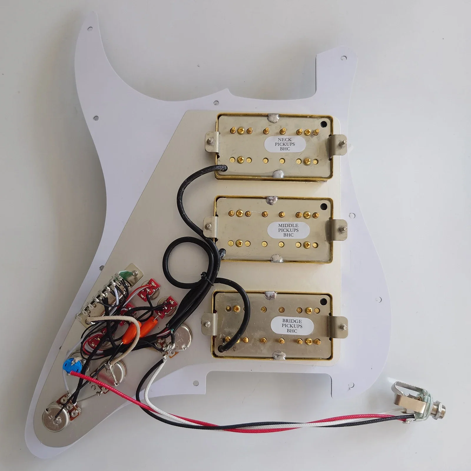 Prewired Loaded Pickguard with Kill Switch, Coil Split, Alnico 5 Humbucker Pickups, 11 Hole for American/Mexican Strat Guitar