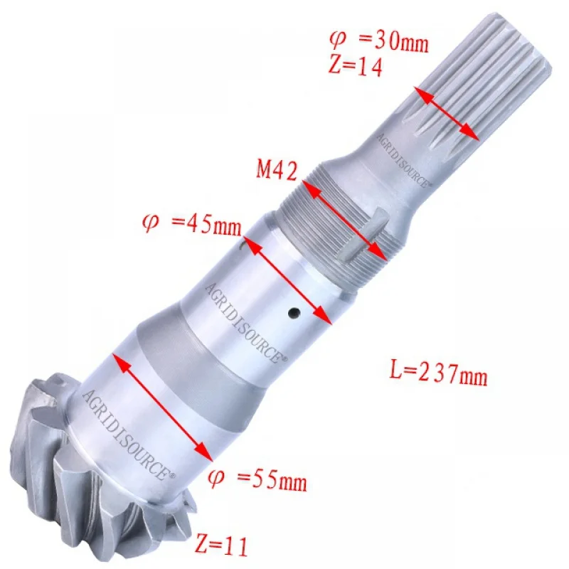 durable：For Foton Lovol Part Tractor 804/904 Number TC03311020013 Front Drive Axle Main and Passive Helical Bevel Gear Assembly