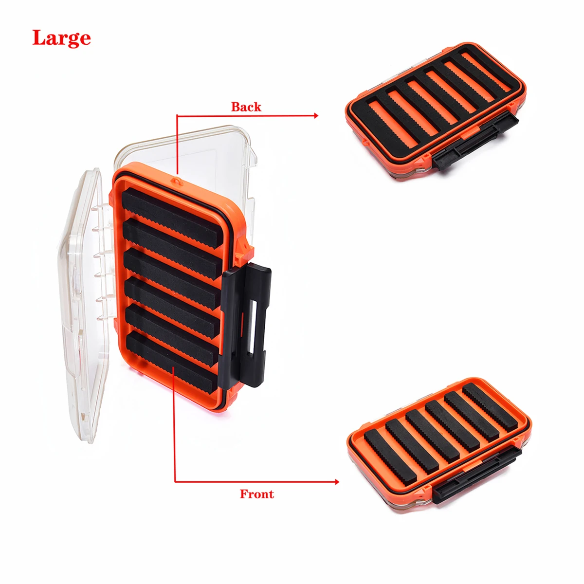 New Fly Fishing Tackle Box Fishing Accessories Tool Storage Box Sided Carp For Fishing Goods Hooks Lure Boxes