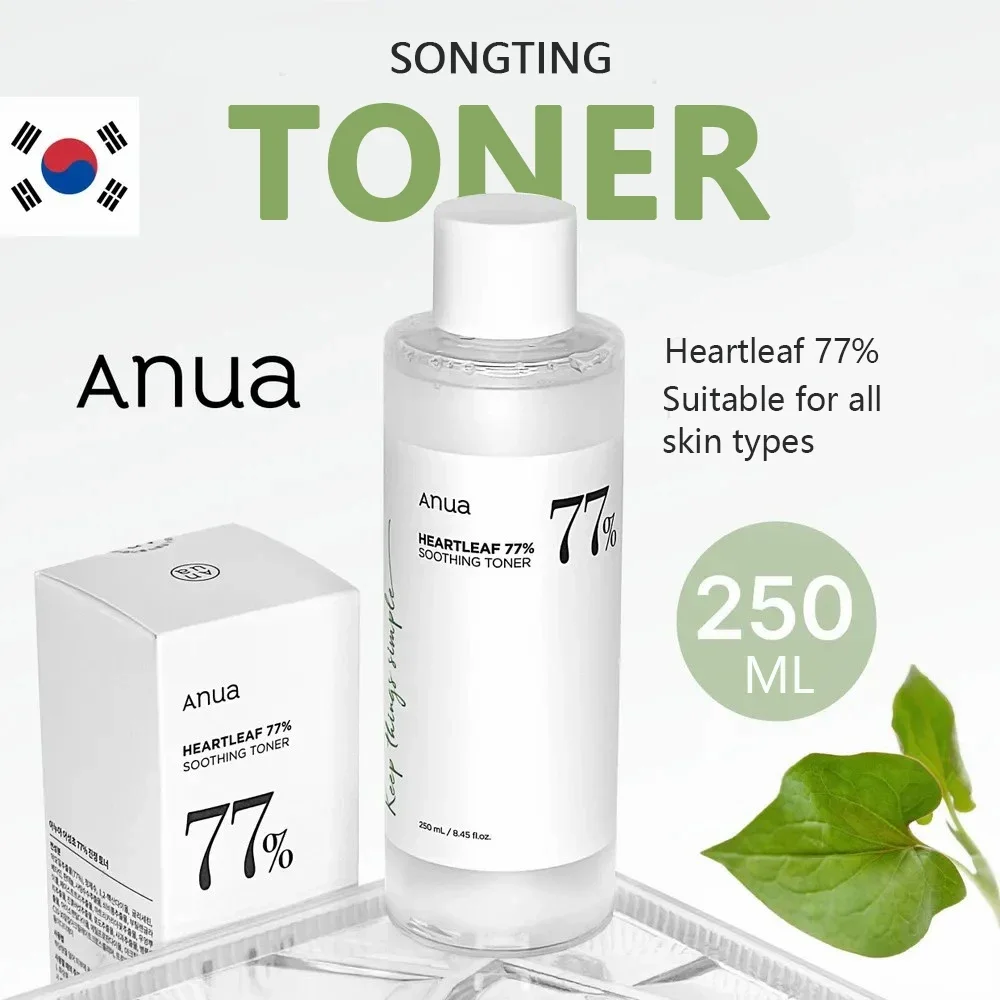 

Aunal Korean skin care Products Heartleaf 77% Soothing Toner Suitable for all skin types Oil Control Acne Remover Pore Minimize