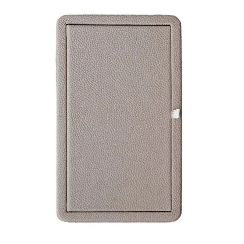 

Tin gray saddle leather outer stitching black walnut wood grain tissue box high-end model room pumping carton