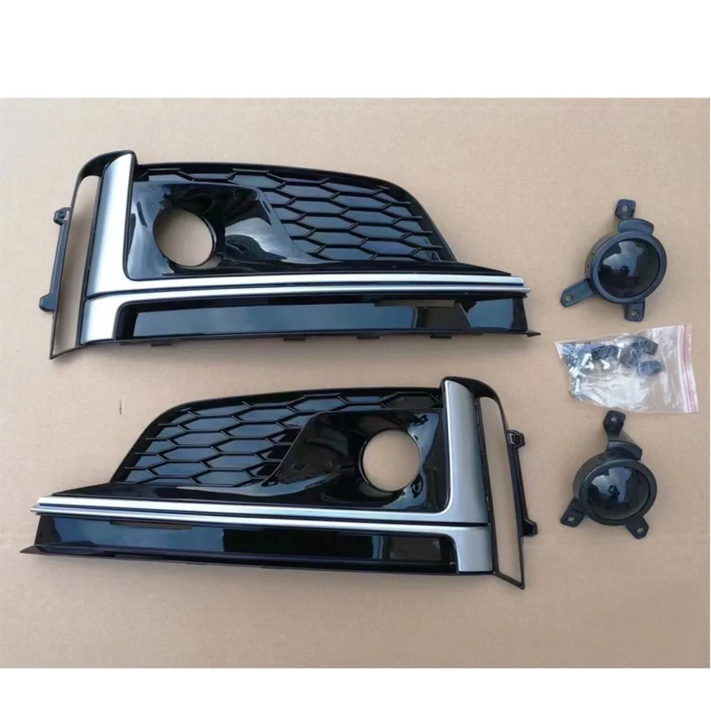 Suitable for Audi A5 2017-2020 Modified S5 Fog Light Frame Grille High Matching with Hole Decoration ACC
